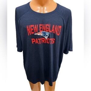 Fanatics New England Patriots Men’s Navy Blue Short Sleeve Shirt Lightweight 3XL